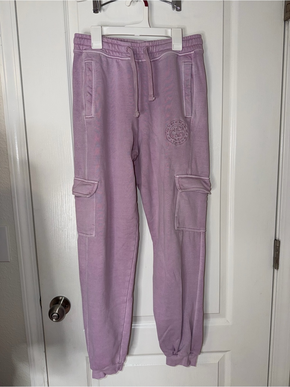 Gymshark Legacy Fitness Cargo Joggers Washed Lilac Purple S